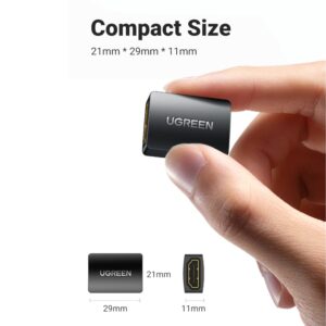 UGREEN 20107-20107 HDMI Female to Female Adapter - Black image 3