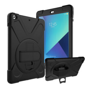 Port Designs Pro Shock 360 Rugged Protective and Rotative Folio for Samsung Galaxy Tab A9+ - Black image 3