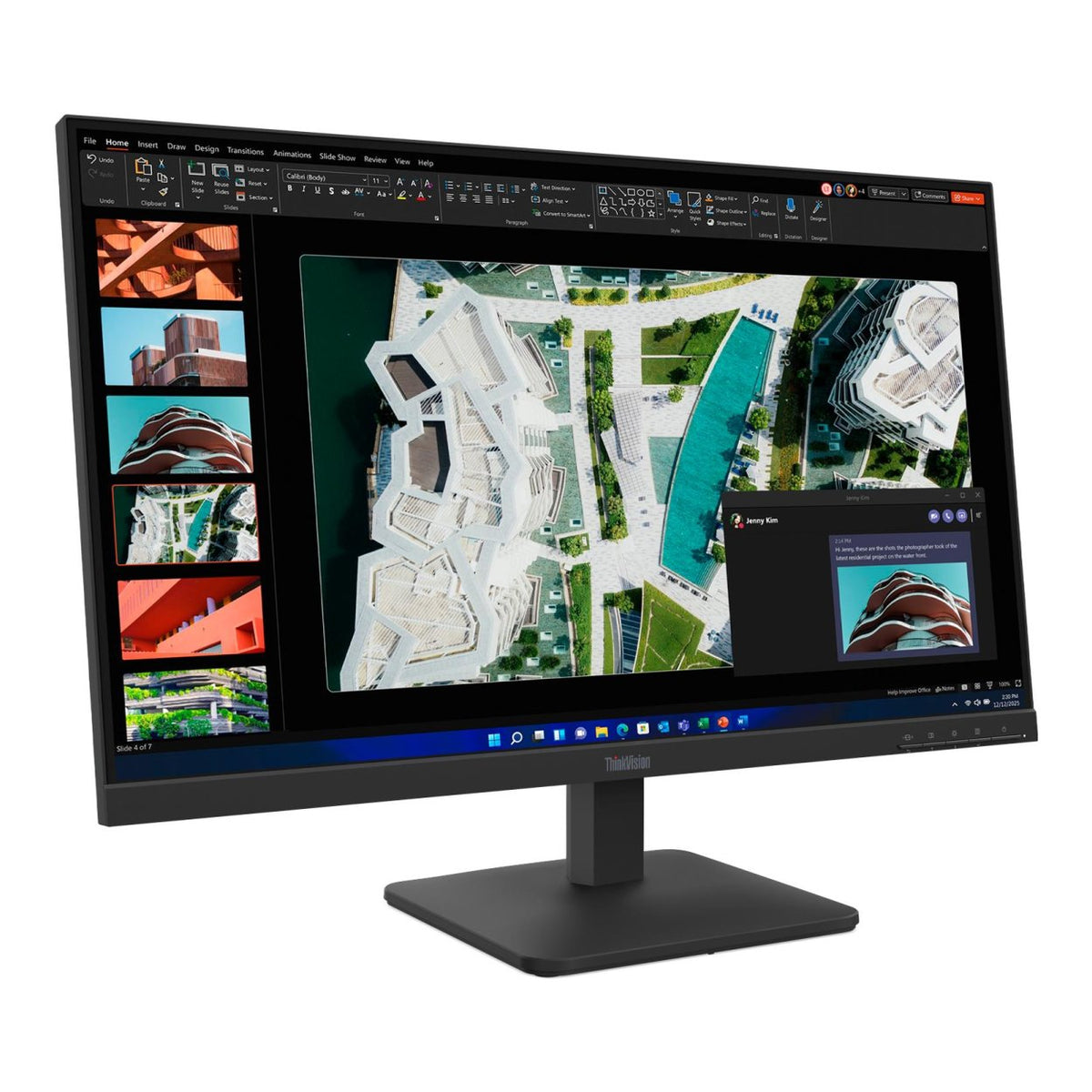 Lenovo ThinkVision S27-4e 27-inch 1920 x 1080p FHD 16:9 100Hz 4ms LED IPS Monitor 64BEKAT1SA image 3
