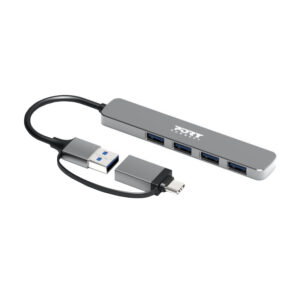 Port Connect USB Type-C to 4-port USB-A 3.0 Hub image 3