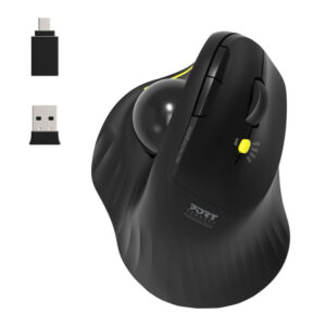 Port Connect Bluetooth + Wireless Rechargeable Ergonomic Trackball Mouse image 5