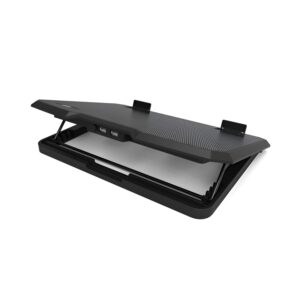 Port Ergonomic Notebook Cooler Pro, with Dual Fans and USB Ports image 4
