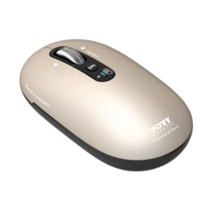 Port Connect PURE MAC Rechargeable Wireless and Bluetooth Mouse - Pearl image 2