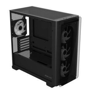 Asus A23 PLUS ARGB Micro-ATX Gaming Chassis - Black image 4