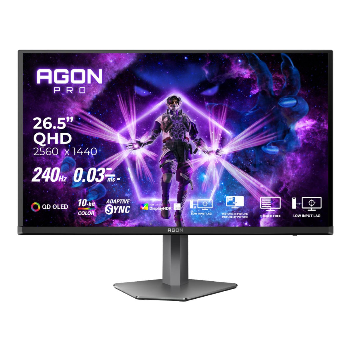 AOC AGON PRO AG276QZD2 26.5-inch 2560 x 1440p QHD 16:9 240Hz 0.03ms QD-OLED Gaming Monitor image 10