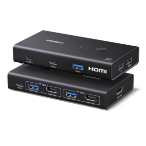 UGreen HDMI 2.0 KVM Switch 2-In-1 Out image 2