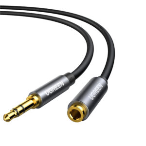 UGREEN AV118 3.5mm AUX Extension Cable 2m – Male to Female –(Black) image 2