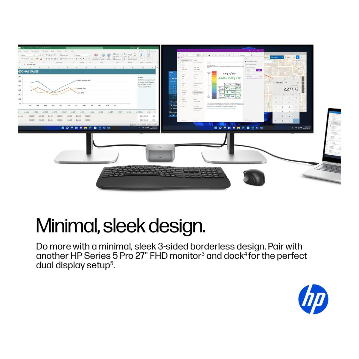 HP Series 5 Pro 527pf 27-inch 1920 x 1080p FHD 16:9 120Hz 5ms LED IPS Monitor B28F5AS image 9