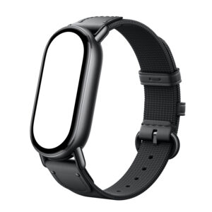 Xiaomi Smart Band 10 Knitted Silk Strap - Ebony Black image 2