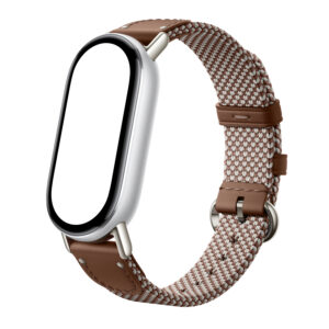 Xiaomi Smart Band 10 Knitted Silk Strap - Feather Brown image 2