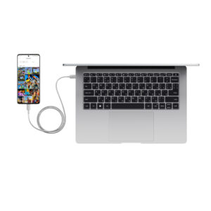 Xiaomi USB4 6A USB Type-C To USB Type-C Braided Cable 2m- (120W, 480 Mbps) image 5