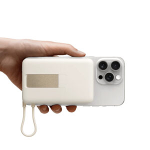 Xiaomi Magnetic Power Bank 10000mAh with Built-in Stand - Beige image 3