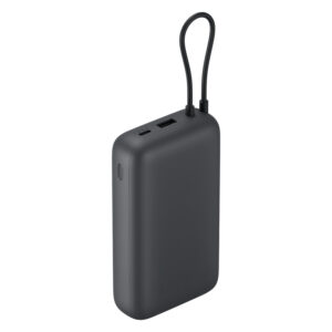 Xiaomi Power Bank 20000mAh (Integrated Cable) - Dark Grey image 3