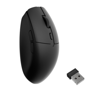 Keychron BM22-A9 1K Huano Micro Switch Wireless Mouse (BT/2.4GHz/Wired) - Black image 2
