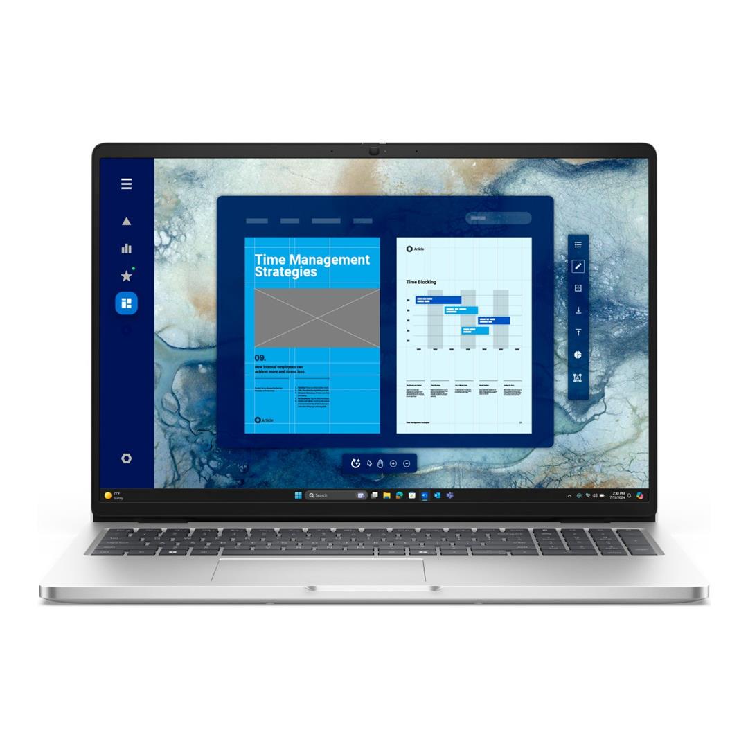 Dell Pro 16 16-inch FHD+ AI Laptop - Intel Core Ultra 7 255U 512GB SSD 16GB RAM Win 11 Pro