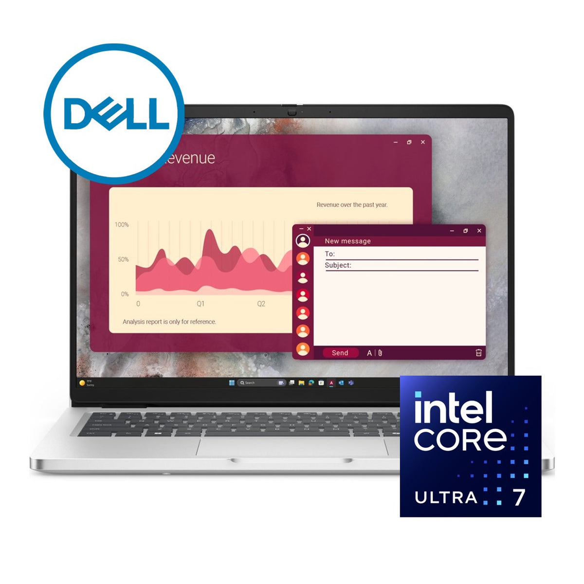 Dell Pro 14 14-inch FHD+ AI Laptop - Intel Core Ultra 7 265U 512GB SSD 16GB RAM Win 11 Pro image 9