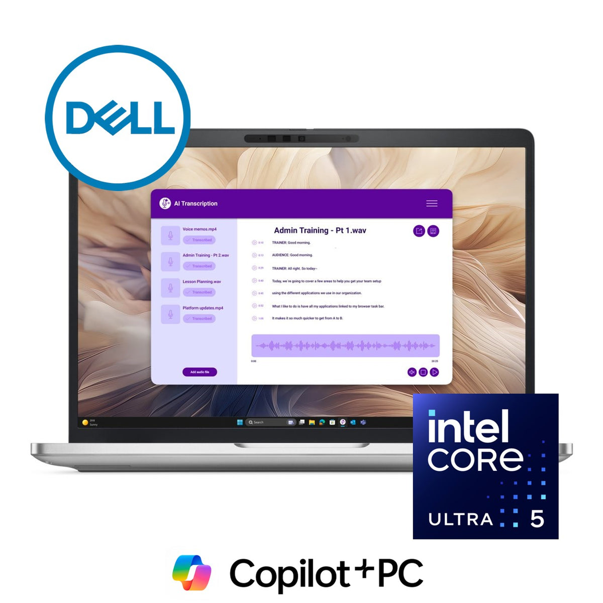 Dell Pro 13 Plus 13.3-inch FHD+ AI Laptop - Intel Core Ultra 5 236V 512GB SSD 16GB RAM Win 11 Pro image 2