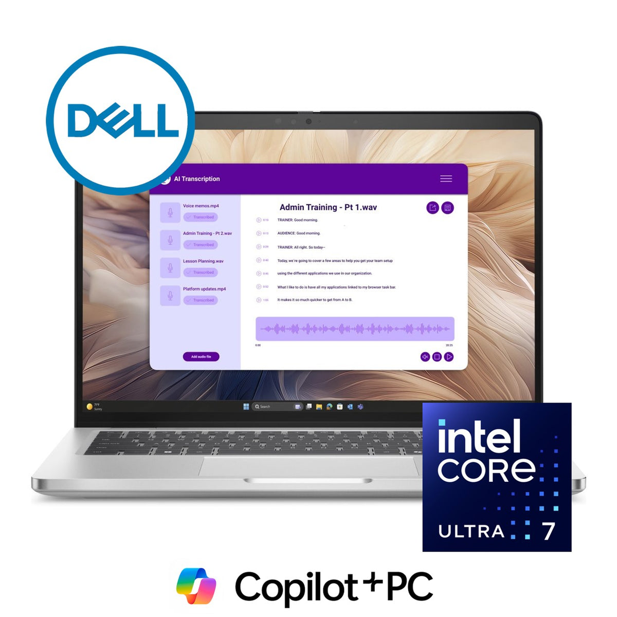 Dell Pro 14 Plus 14-inch FHD+ AI Laptop - Intel Core Ultra 7 266V 512GB SSD 16GB RAM 5G Win 11 Pro image 2