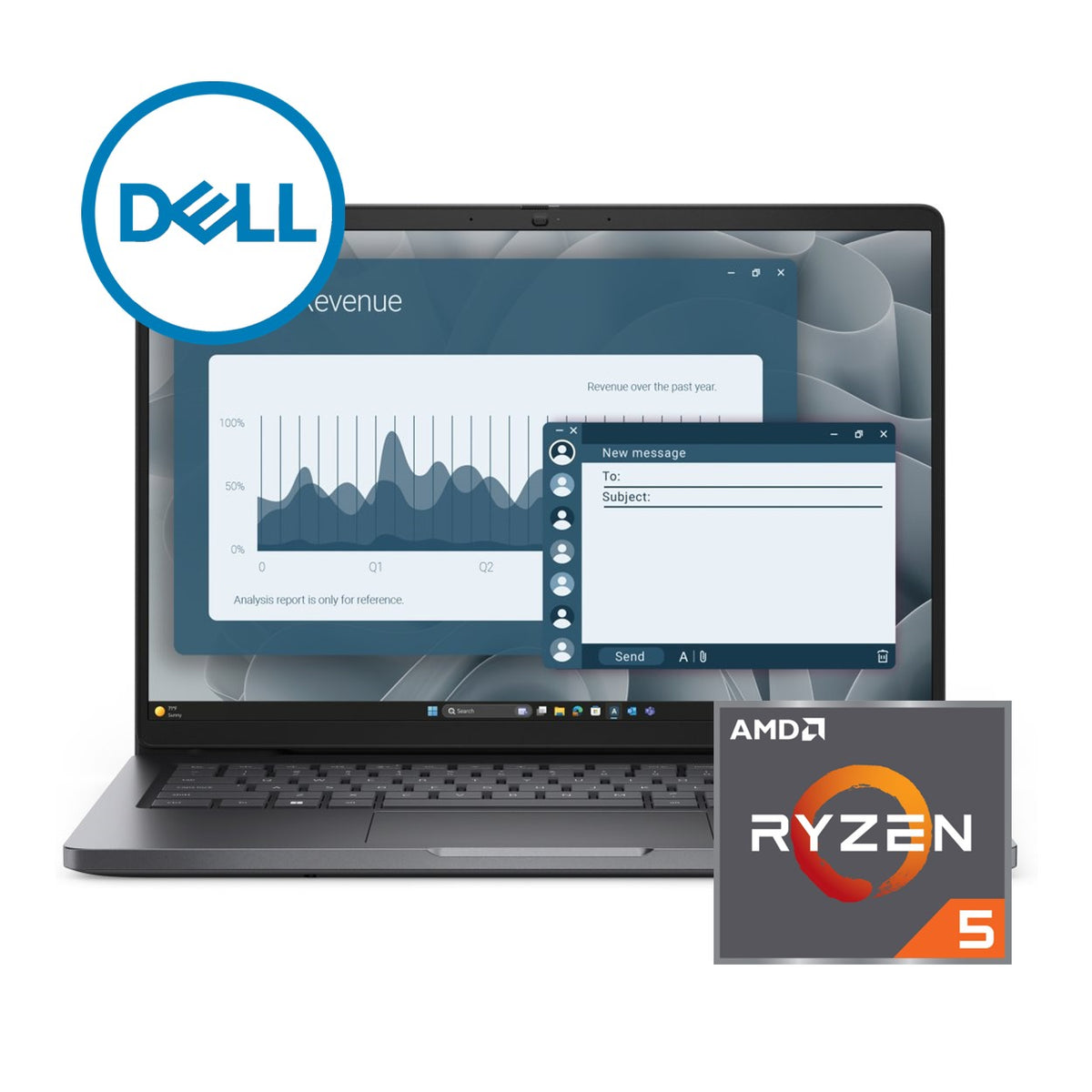 Dell Pro 14 14-inch FHD+ Laptop - AMD Ryzen 5 220 512GB SSD 16GB RAM Win 11 Pro image 9