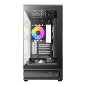 Antec C2M ARGB Compact Micro-ATX Gaming Chassis - Black image 2