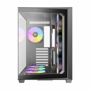 Antec C5 ARGB ATX DUAL Mid Tower Gaming Chassis – Black image 3