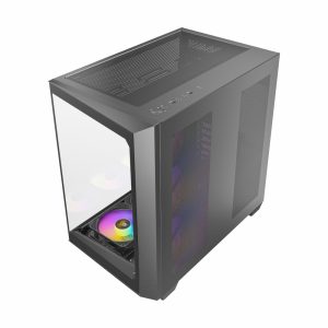 Antec C5 ARGB ATX DUAL Mid Tower Gaming Chassis – Black image 6