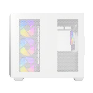 Antec C5 ARGB ATX DUAL Mid Tower Gaming Chassis – White image 4