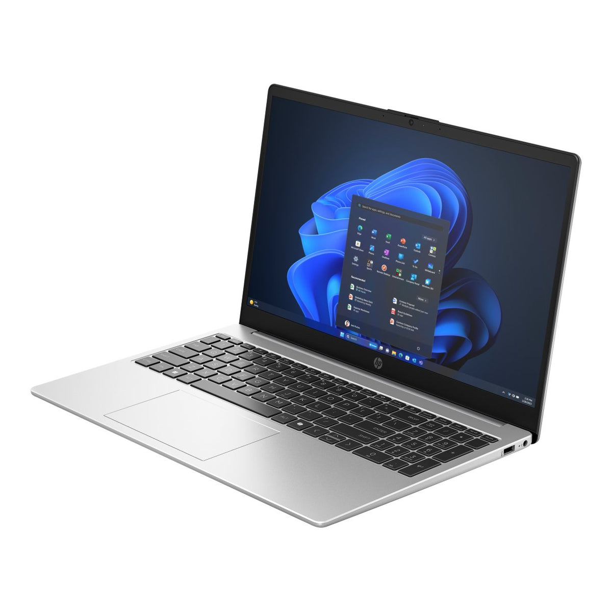 HP 250R G10 15.6-inch FHD Laptop - Intel Core 5 120U 512GB SSD 8GB RAM Win 11 Pro Silver image 2