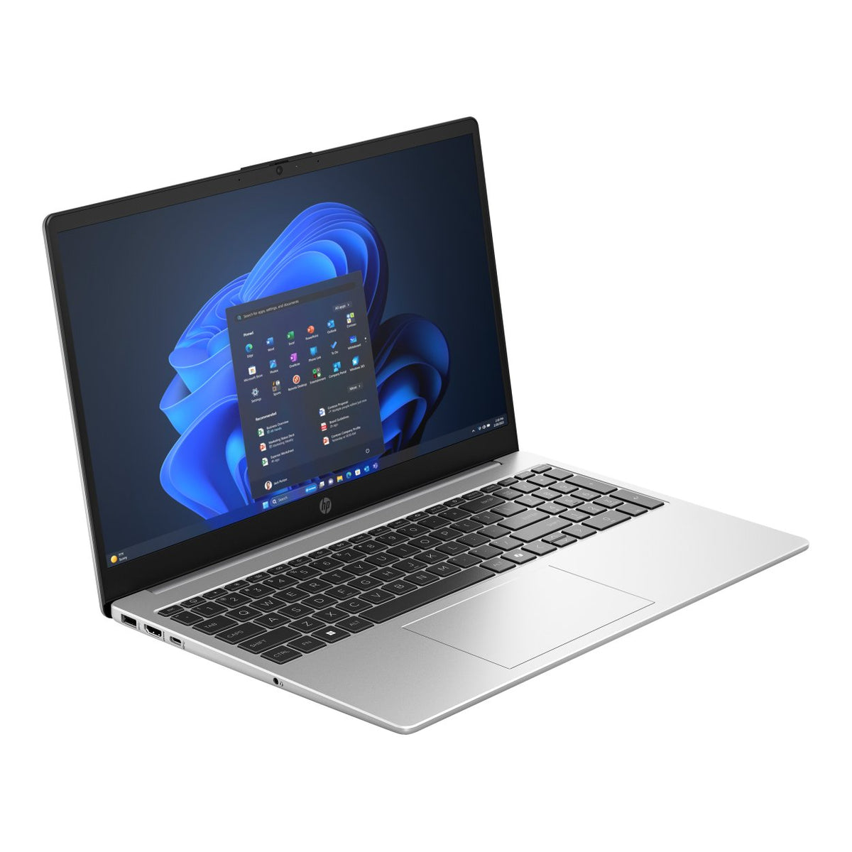 HP 250R G10 15.6-inch FHD Laptop - Intel Core 5 120U 512GB SSD 8GB RAM Win 11 Pro Silver image 3