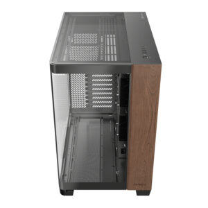 Antec C8 Curved Wood E-ATX | ATX | Micro-ATX | ITX Dual Chamber Gaming Chassis - Black image 2