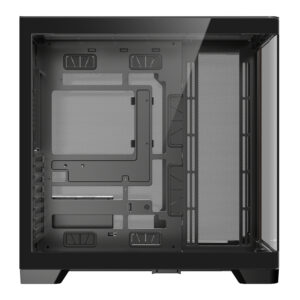Antec C8 Curved Wood E-ATX | ATX | Micro-ATX | ITX Dual Chamber Gaming Chassis - Black image 4