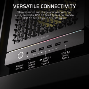 Corsair FRAME 5000D RS High-Airflow Mid-Tower PC Case - Black image 4