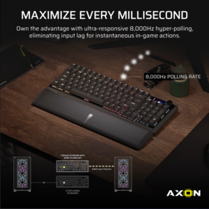 Corsair VANGUARD 96 Mechanical Gaming Keyboard, CORSAIR MLX Plasma - Black image 3