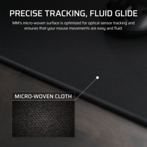 Corsair MM Anti-fray Cloth Gaming Mouse Pad Large - Black image 5