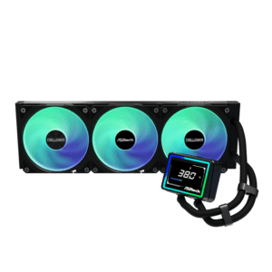 ASRock Challenger 360 Digital AIO Liquid Cooler - Black image 2