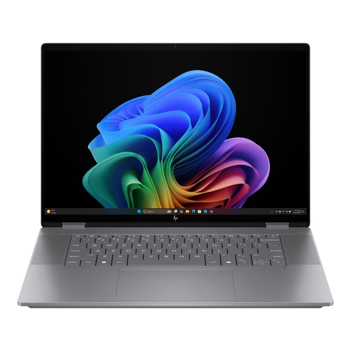 HP OmniBook X Flip 16-ar0006ni 16-inch 2K Next Gen AI 2-in-1 Laptop - AMD Ryzen 7 350 1TB SSD 24GB RAM Win 11 Home Silver image 3