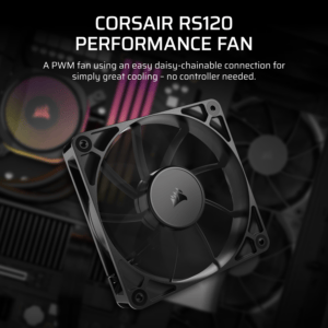 Corsair RS120 120mm PWM Fan - Black image 6