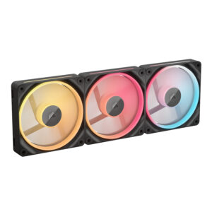 Corsair iCUE LINK LX120-R RGB 120mm PWM Reverse Fans Starter Kit 3-Pack image 2