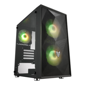 FSP CST130A Micro-ATX Gaming Chassis - Black image 2