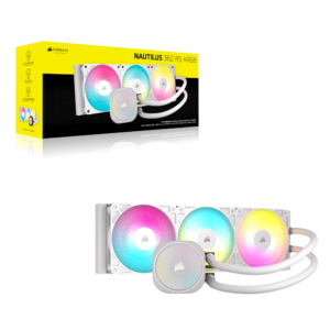 Corsair NAUTILUS 360 RS ARGB Liquid CPU Cooler - White image 6