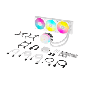 Corsair iCUE LINK TITAN 360 RX RGB AIO Liquid CPU Cooler - White image 4