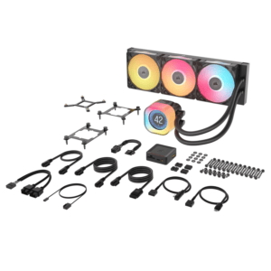 Corsair iCUE LINK TITAN 360 RX LCD Liquid CPU Cooler - Black image 4