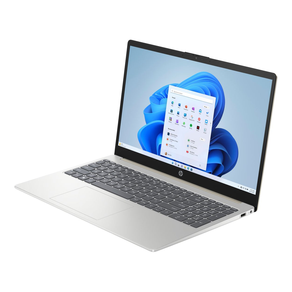 HP 15-fd0144ni 15.6-inch FHD Laptop - Intel Core 5 120U 512GB SSD 16GB RAM Win 11 Home Warm Gold image 3