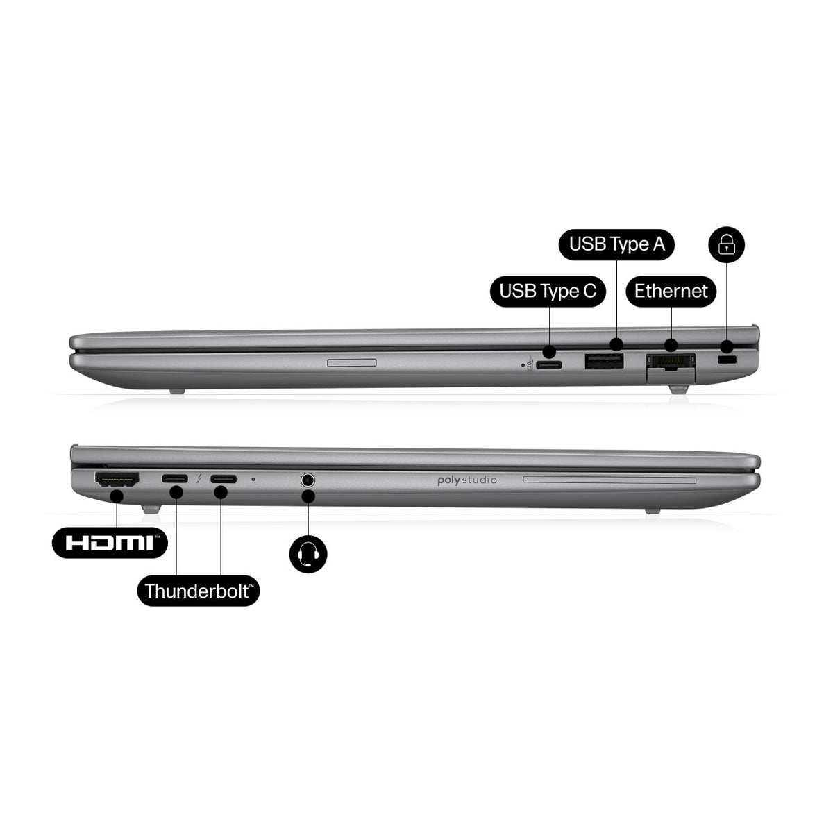 HP ZBook 8 G1i 14-inch WUXGA AI Mobile Workstation - Intel Core Ultra 9 285H 1TB SSD 32GB RAM RTX 500 Win 11 Pro image 7