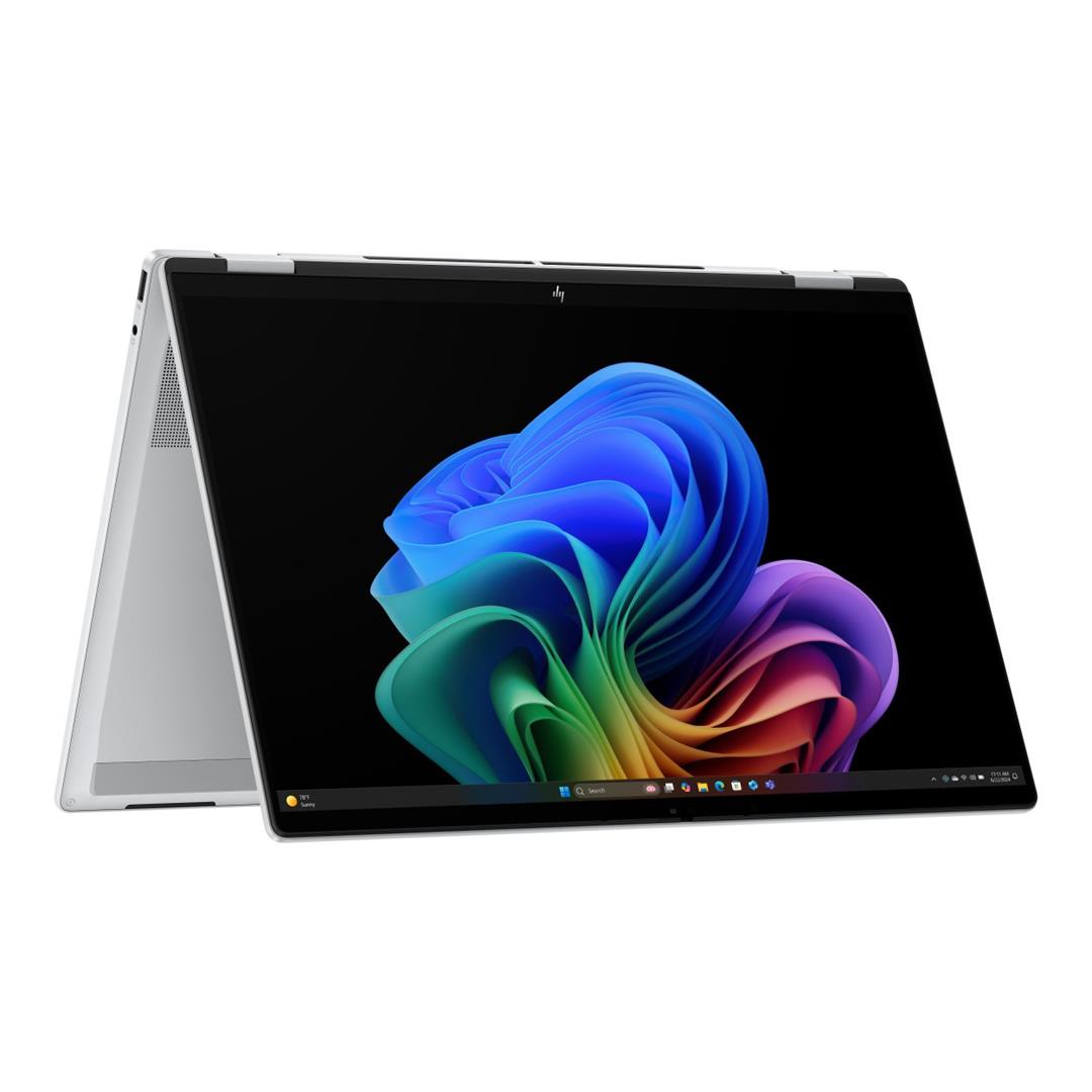 HP OmniBook X Flip 16-as0007ni 16-inch 2K Next Gen AI 2-in-1 Laptop - Intel Core Ultra 7 256V 512GB SSD 16GB RAM Win 11 Home Glacier Silver