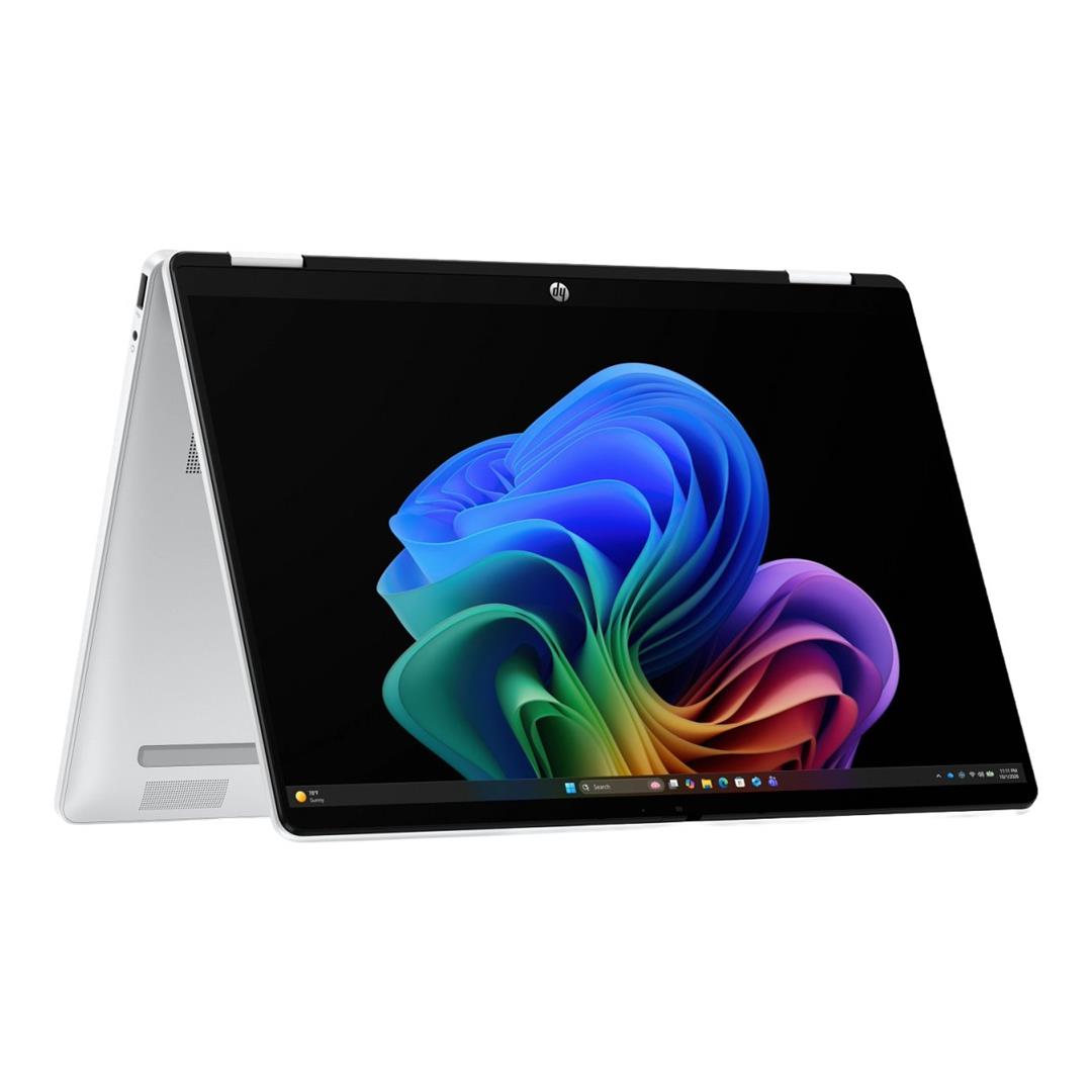 HP OmniBook 5 Flip 14-km0003ni 14-inch 2K Next Gen AI 2-in-1 Laptop - Intel Core Ultra 5 322 512GB SSD 16GB RAM Win 11 Home Glacier Silver