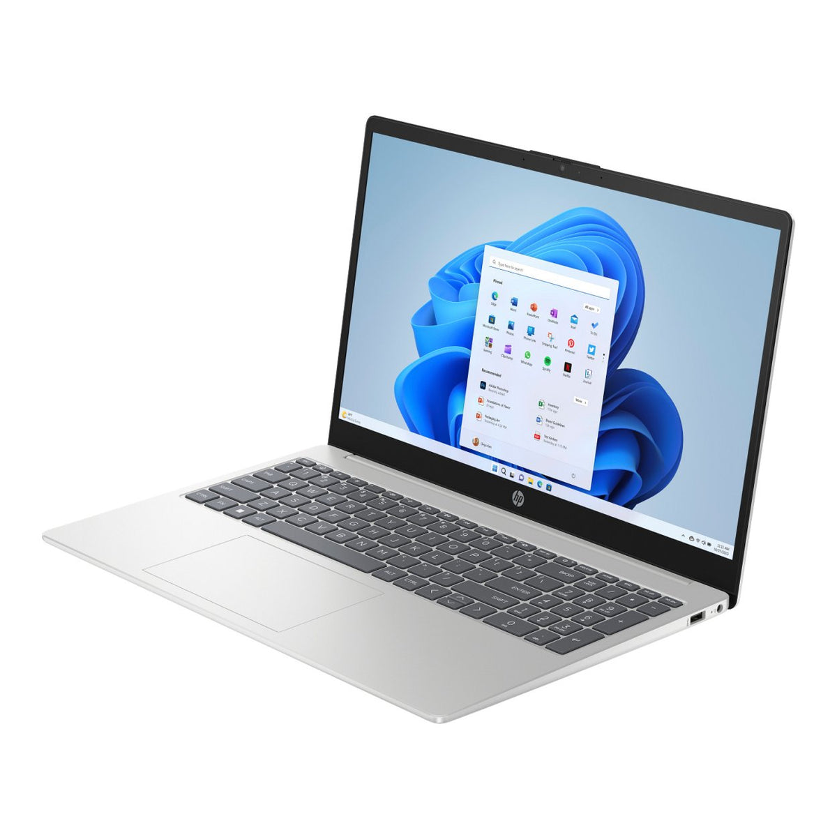 HP 15-fd2013ni 15.6-inch FHD AI Laptop - Intel Core Ultra 5 225U 512GB SSD 16GB RAM Win 11 Home Natural Silver image 3