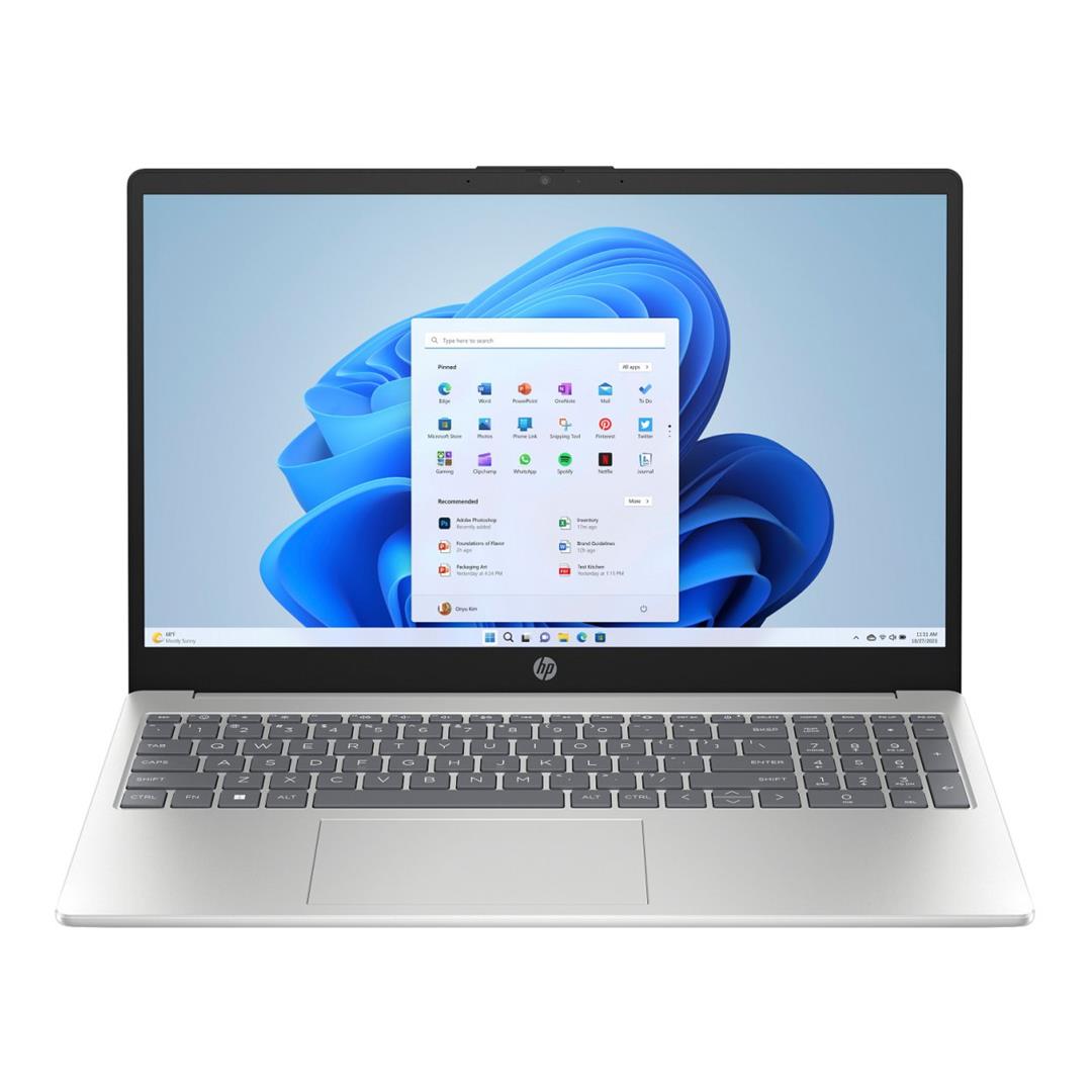 HP 15-fd2015ni 15.6-inch FHD AI Laptop - Intel Core Ultra 7 255U 512GB SSD 16GB RAM Win 11 Home Natural Silver