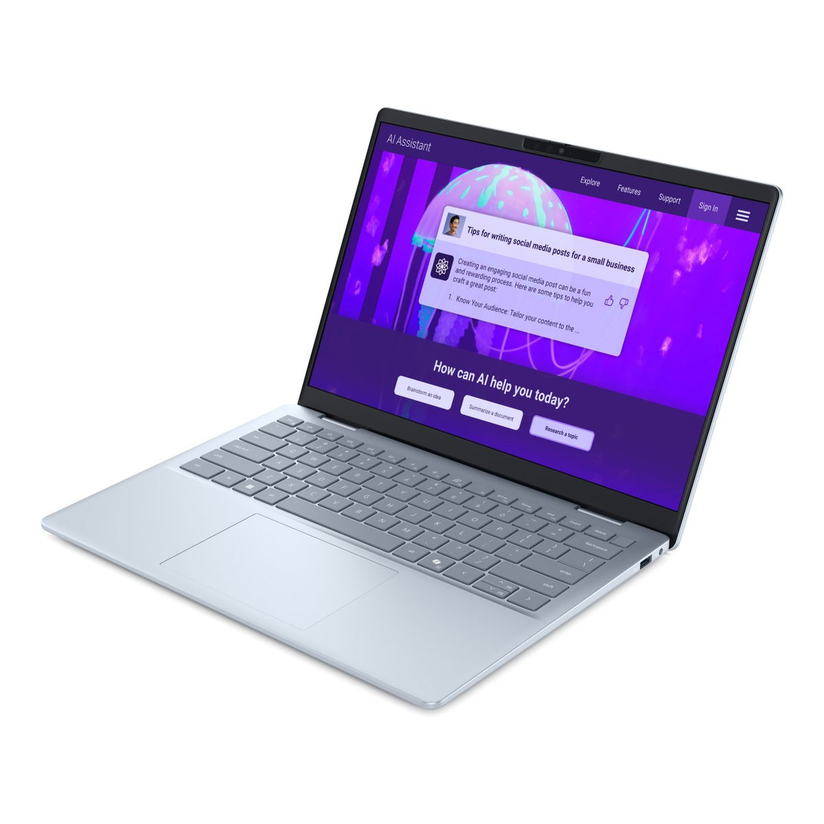Dell 14 Plus 14-inch 2.5K AI Laptop - Intel Core Ultra 7 256V 1TB SSD 16GB RAM Win 11 Home image 2