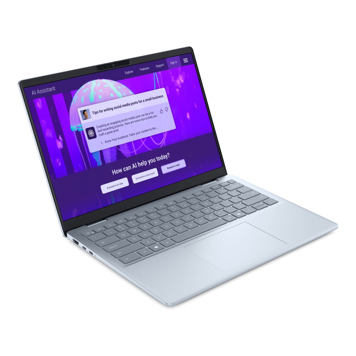 Dell 14 Plus 14-inch 2.5K AI Laptop - Intel Core Ultra 7 256V 1TB SSD 16GB RAM Win 11 Home image 3